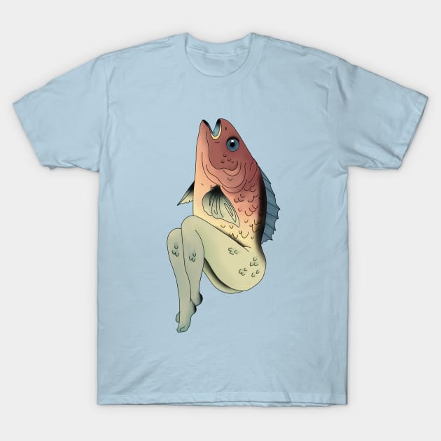 Fishy Ladie T-Shirt by Fajanie